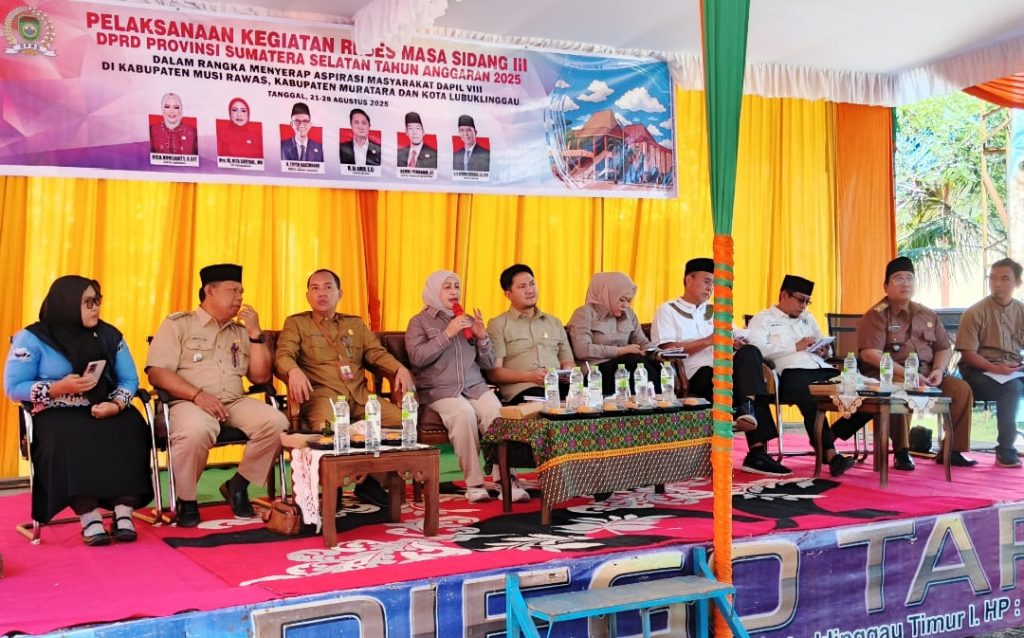 Jemput Aspirasi DPRD Sumsel Temui Masyarakat
